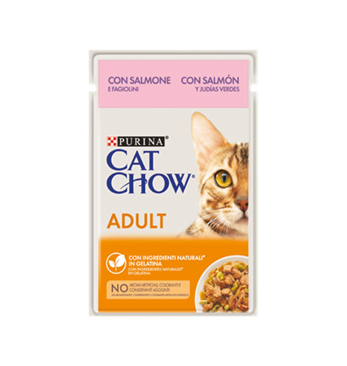 Cat Chow Adult Somonlu Yaş Kedi Maması
